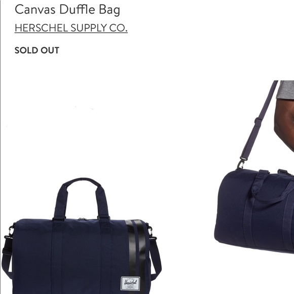 Herschel Supply Company Handbags - Herschel canvas duffel bag. Brand new